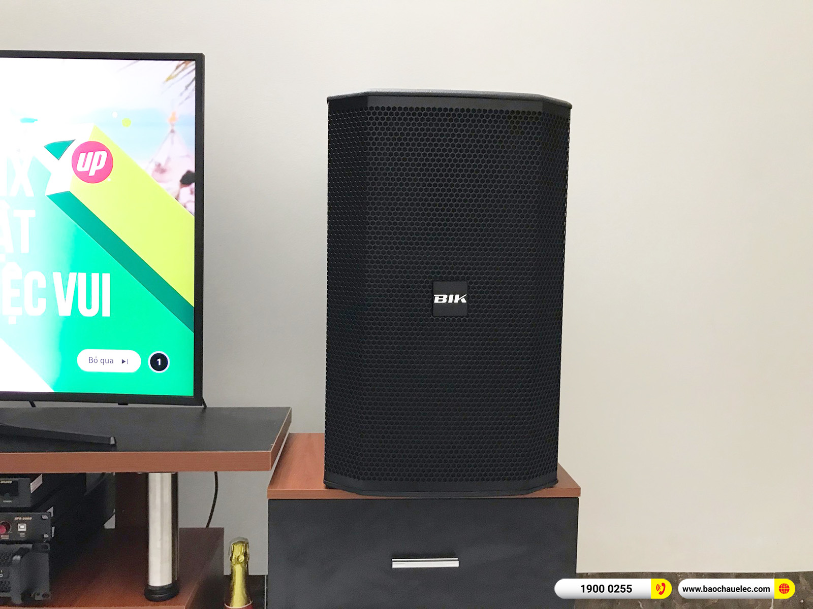 Lắp đặt dàn karaoke BIK hơn 43tr cho chú Tuấn tại Nam Định
