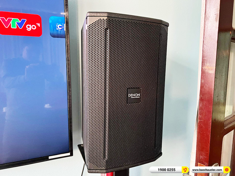 Lắp đặt d&agrave;n karaoke Denon hơn 38tr cho ch&uacute; Tuệ tại H&agrave; Nội (Denon Pro DN510, Denon Pro DP-N1600, SW612B)