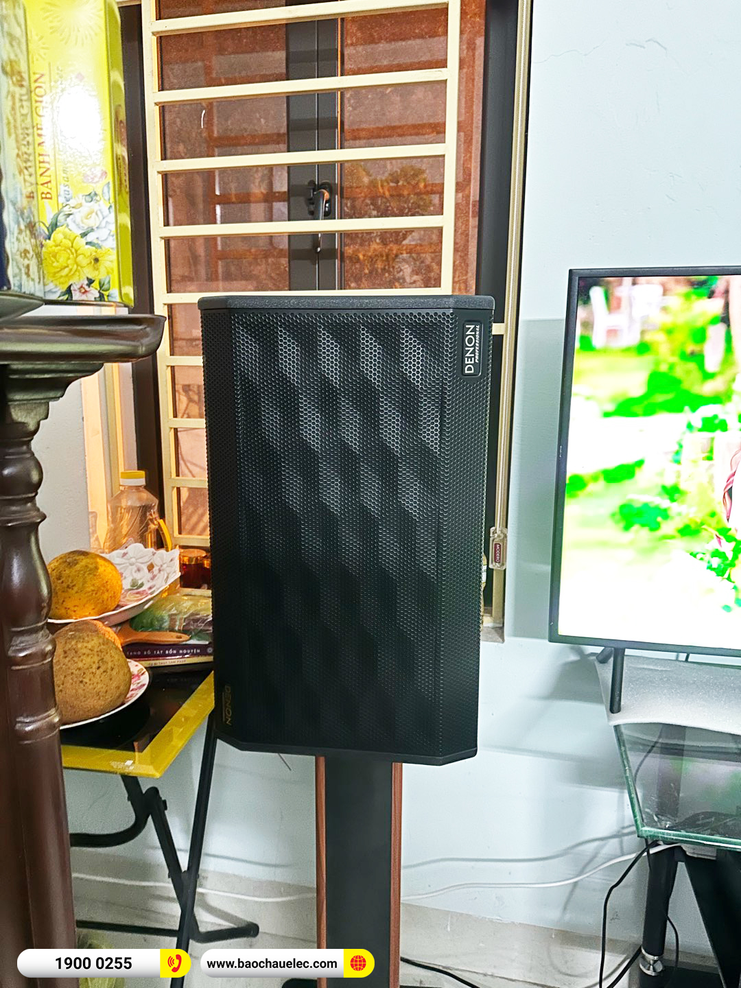 Lắp đặt d&agrave;n karaoke Denon hơn 54tr cho c&ocirc; Chung tại H&agrave; Nội 