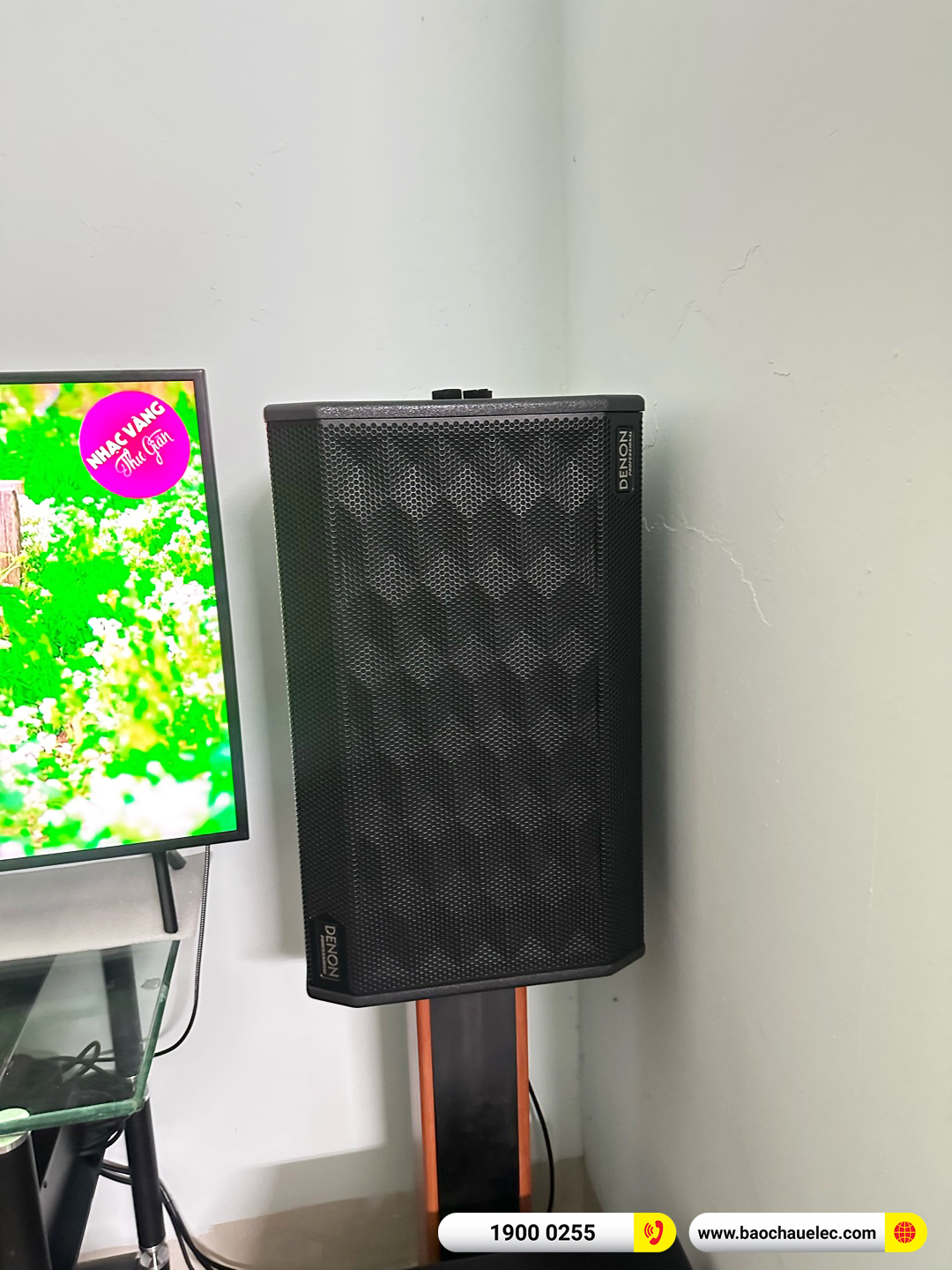 Lắp đặt d&agrave;n karaoke Denon hơn 54tr cho c&ocirc; Chung tại H&agrave; Nội 