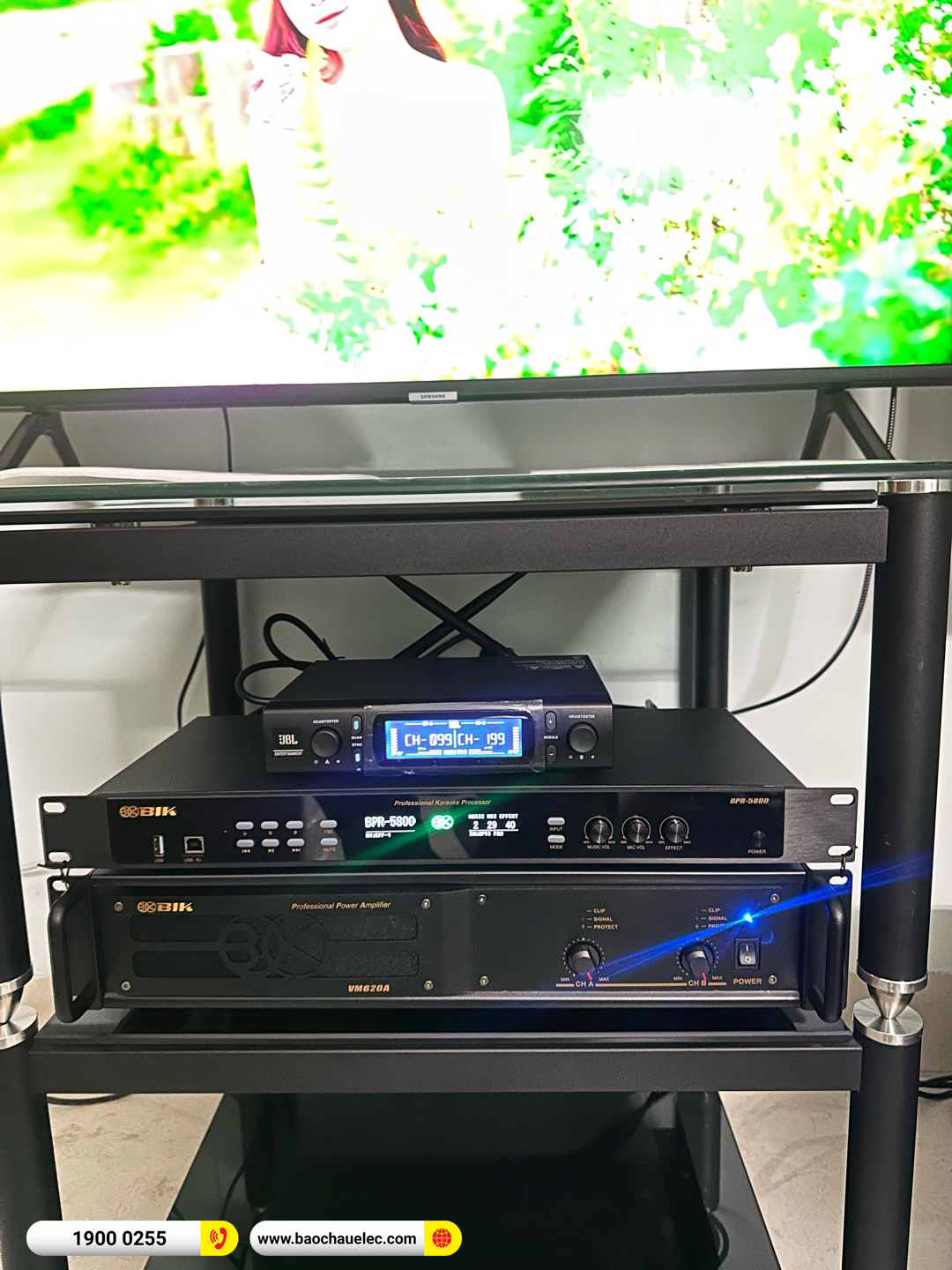 Lắp đặt d&agrave;n karaoke Denon hơn 54tr cho c&ocirc; Chung tại H&agrave; Nội 