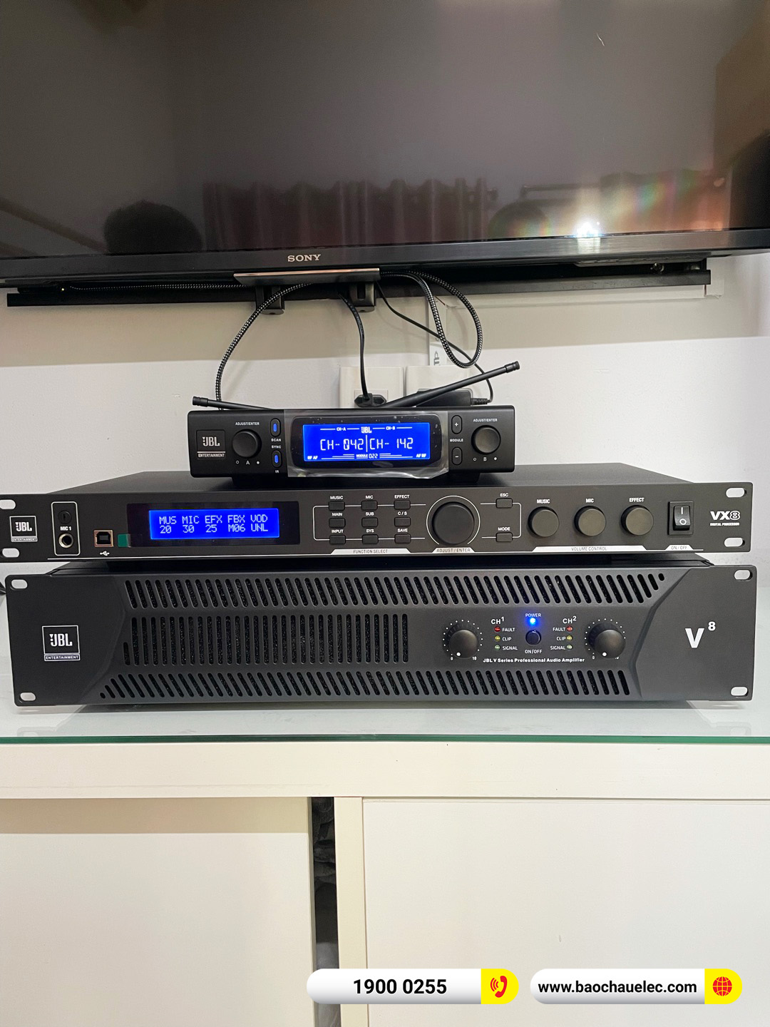 Lắp đặt d&agrave;n karaoke RCF hơn 90tr cho c&ocirc; H&agrave; tại TPHCM