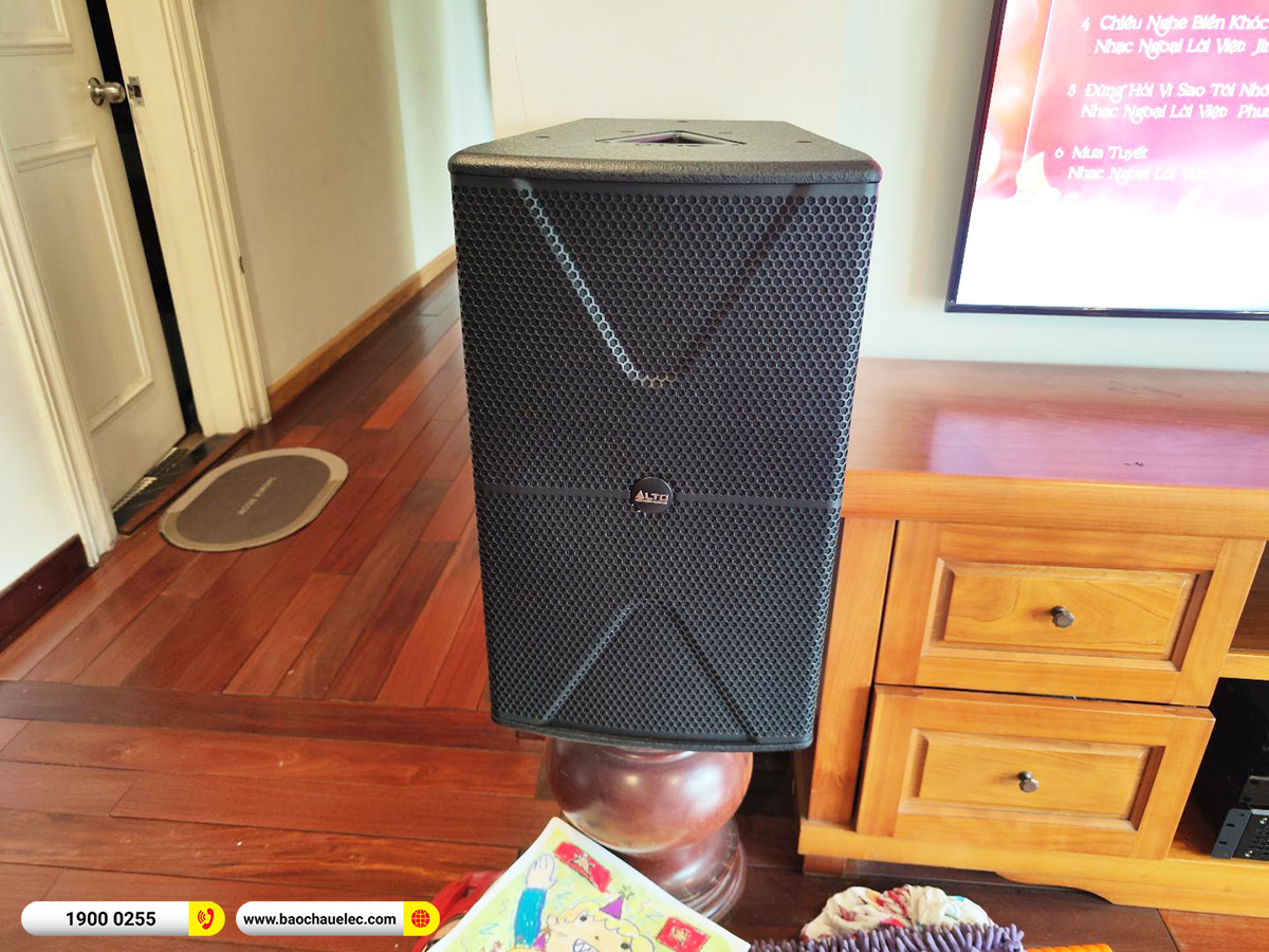 Lắp đặt d&agrave;n karaoke Alto gần 34tr cho c&ocirc; Huệ tại H&agrave; Nội 