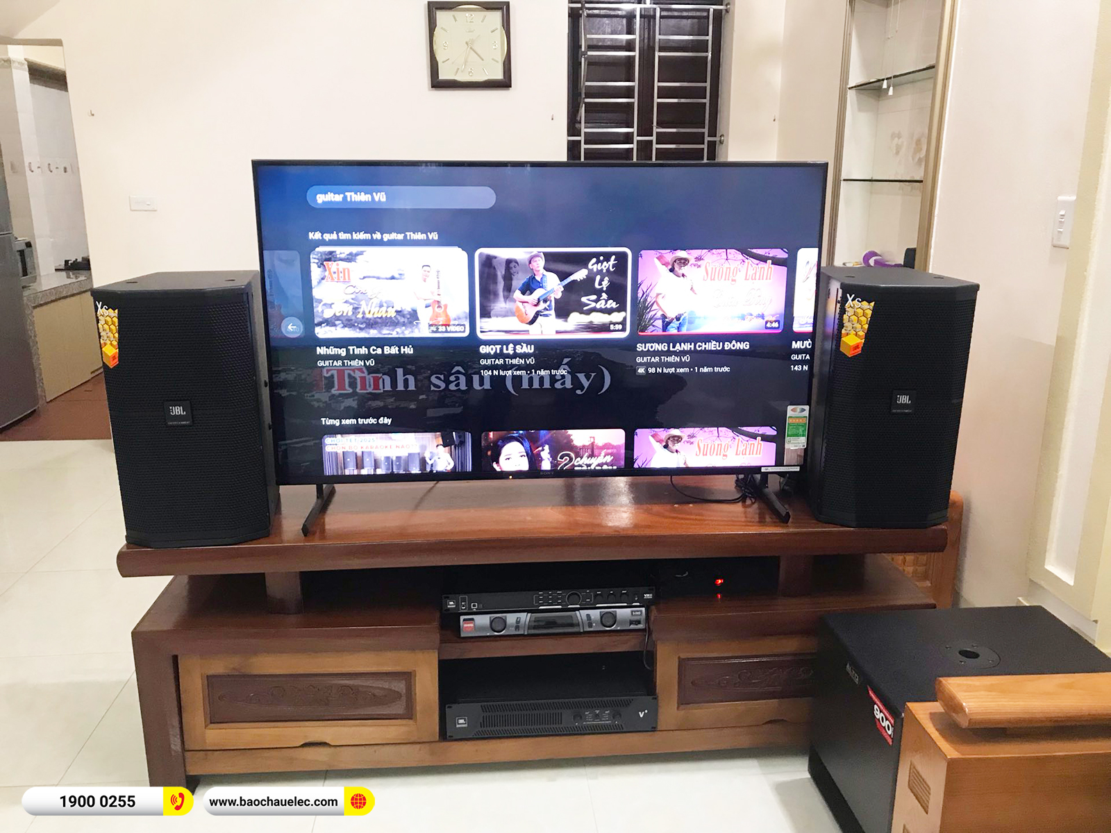 Lắp đặt d&agrave;n karaoke JBL hơn 66tr cho c&ocirc; Li&ecirc;n tại Nam Định