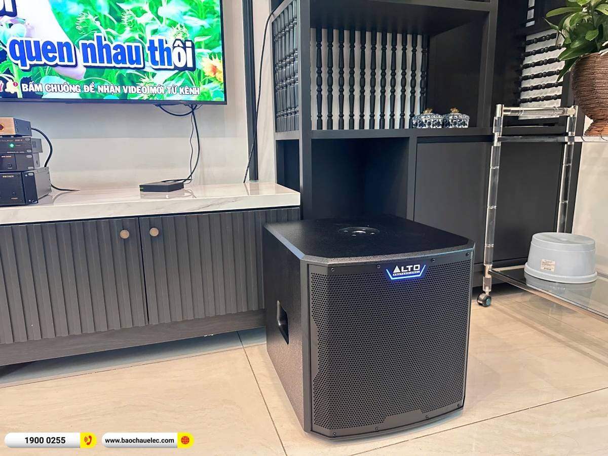 Lắp đặt d&agrave;n karaoke Denon gần 50tr cho c&ocirc; Mai tại H&agrave; Nội 