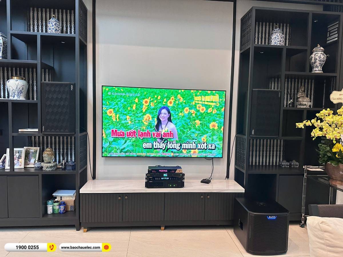 Lắp đặt d&agrave;n karaoke Denon gần 50tr cho c&ocirc; Mai tại H&agrave; Nội 