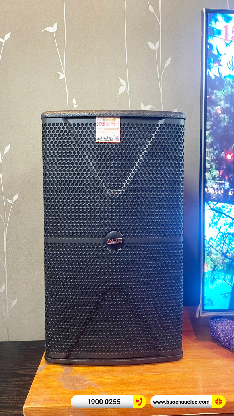 Lắp đặt d&agrave;n karaoke Alto hơn 22tr cho c&ocirc; Năng tại H&agrave; Nội
