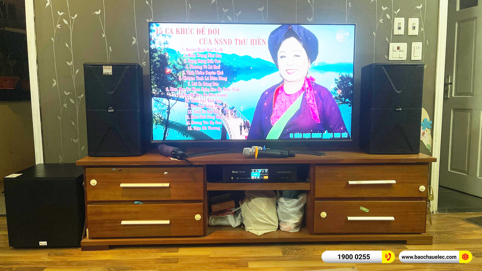 Lắp đặt d&agrave;n karaoke Alto hơn 22tr cho c&ocirc; Năng tại H&agrave; Nội