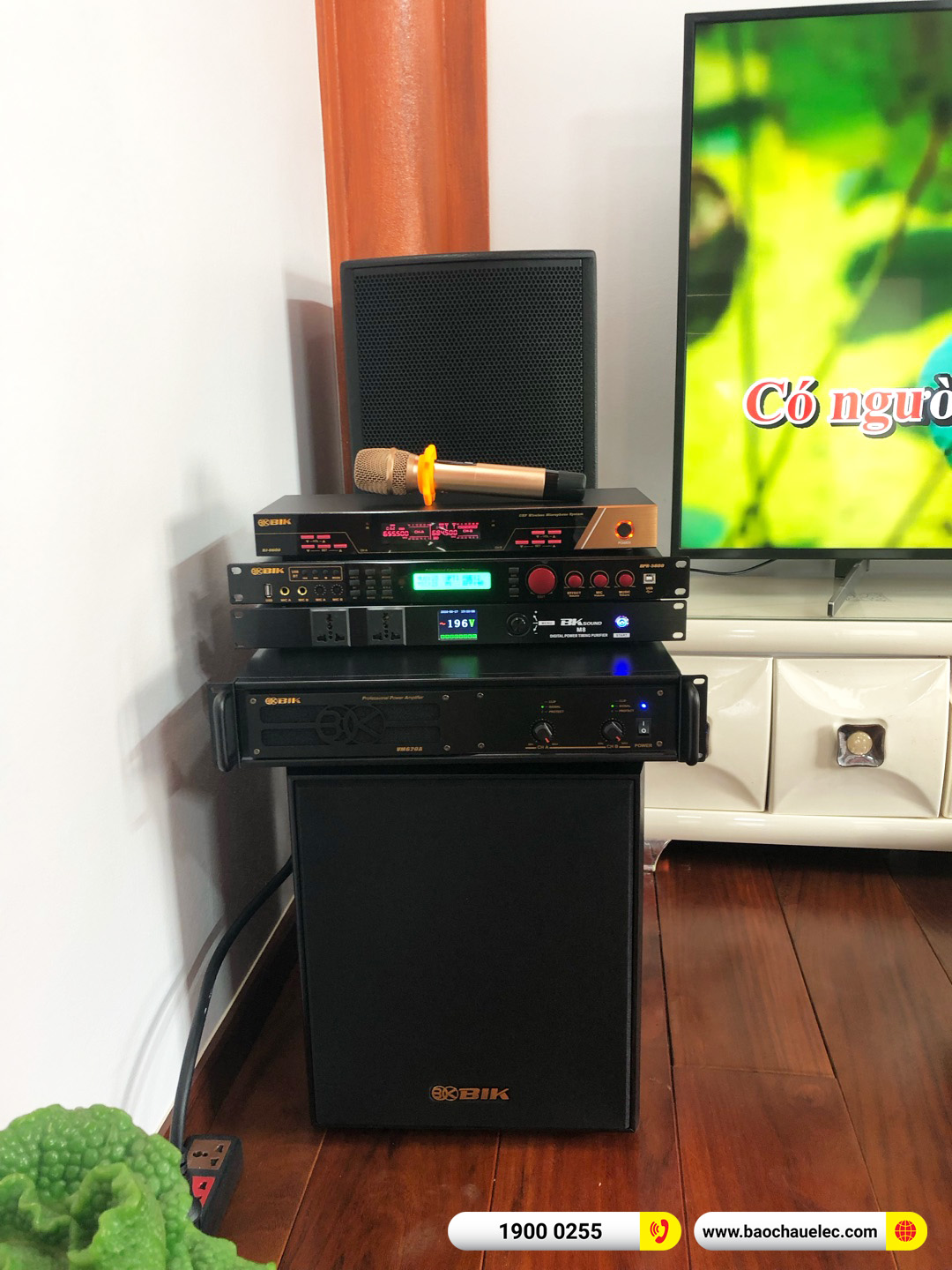 Lắp đặt d&agrave;n karaoke Amate hơn 51tr cho c&ocirc; Tuyết tại H&ograve;a B&igrave;nh