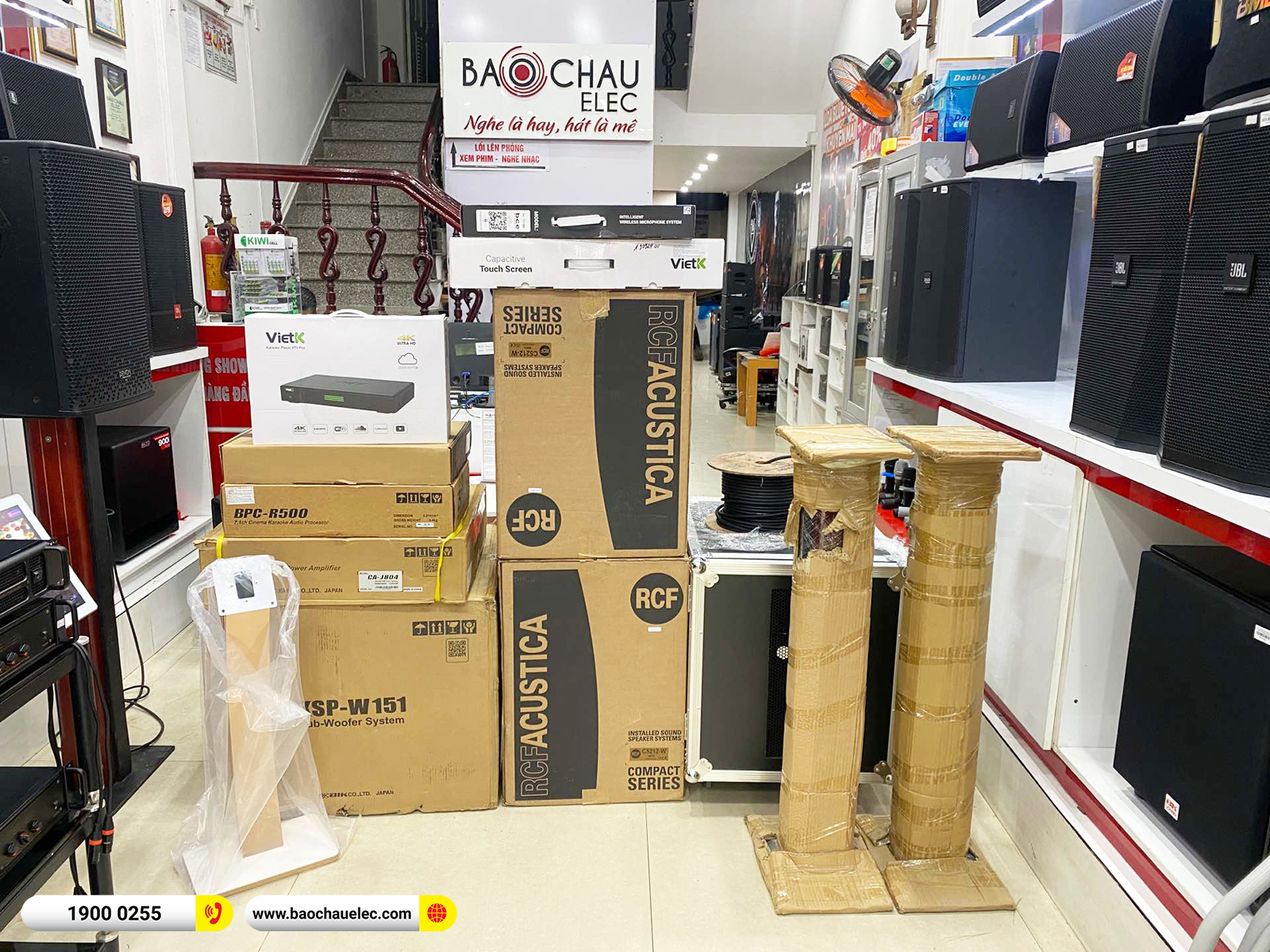 Lắp đặt dàn karaoke RCF hơn 137tr cho Công ty nhựa Phú Lâm tại Hải Phòng