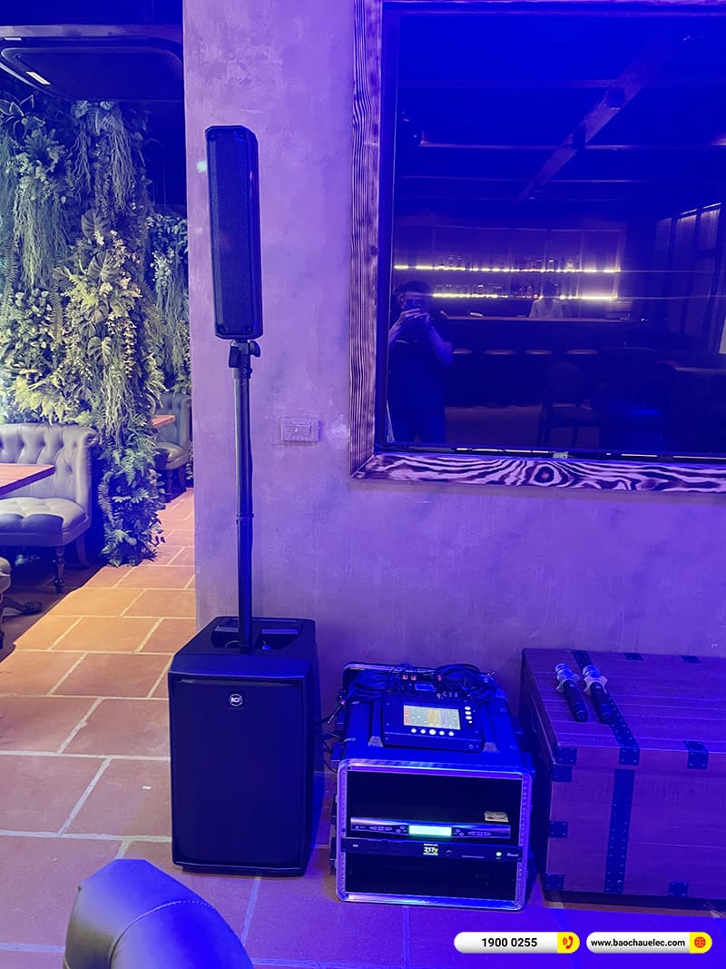 Lắp đặt d&agrave;n karaoke di động RCF hơn 100tr cho c&ocirc;ng ty CP HILINK Việt Nam 