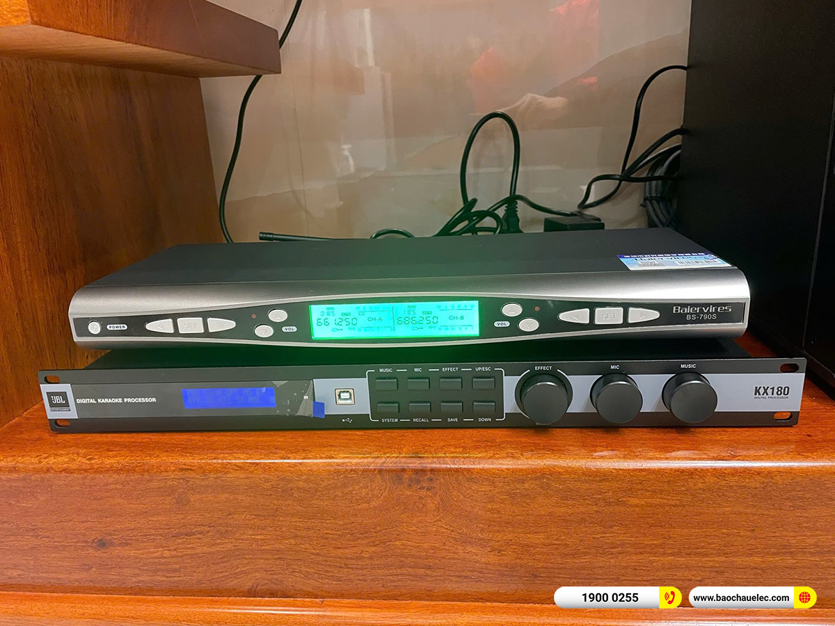 Lắp đặt dàn karaoke dBTechnologies hơn 40tr cho anh Cường tại Hà Nội