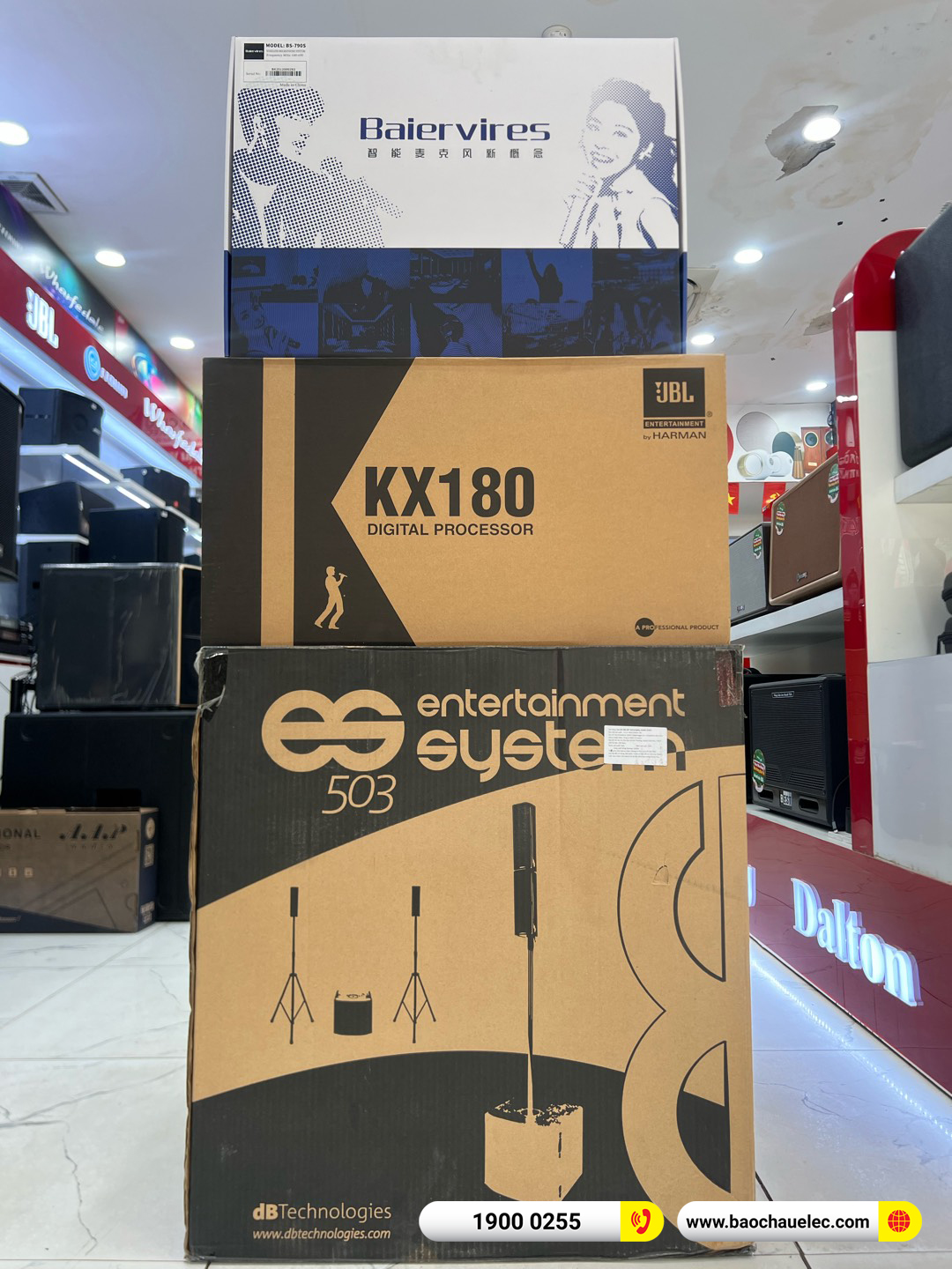 Lắp đặt dàn karaoke dBTechnologies hơn 40tr cho anh Cường tại Hà Nội