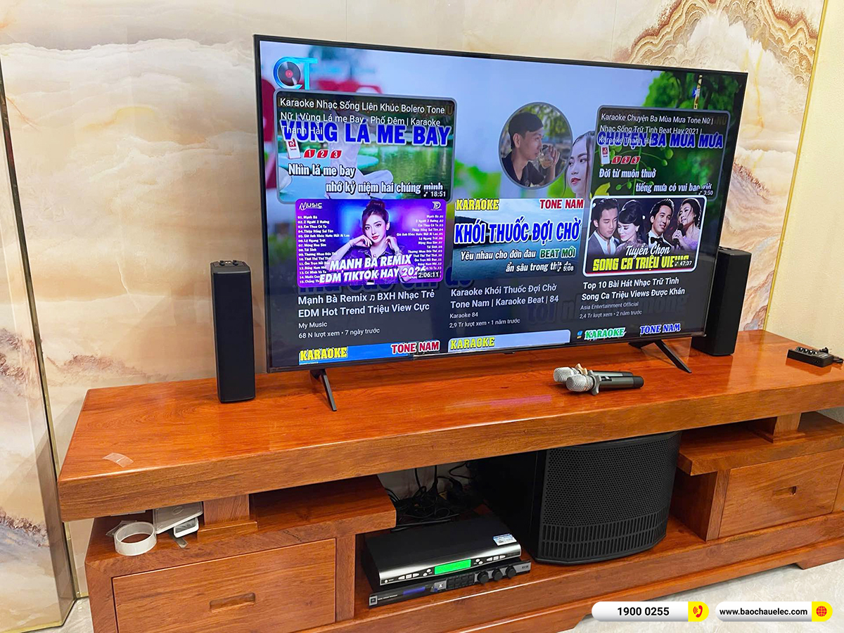 Lắp đặt dàn karaoke dBTechnologies hơn 40tr cho anh Cường tại Hà Nội