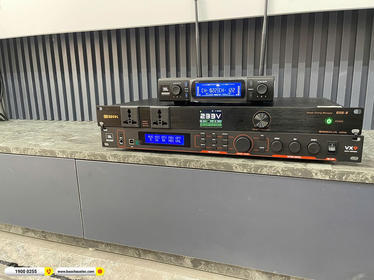 Lắp đặt d&agrave;n karaoke di động dBTechnologies hơn 90tr cho anh Thuận tại H&agrave; Nội