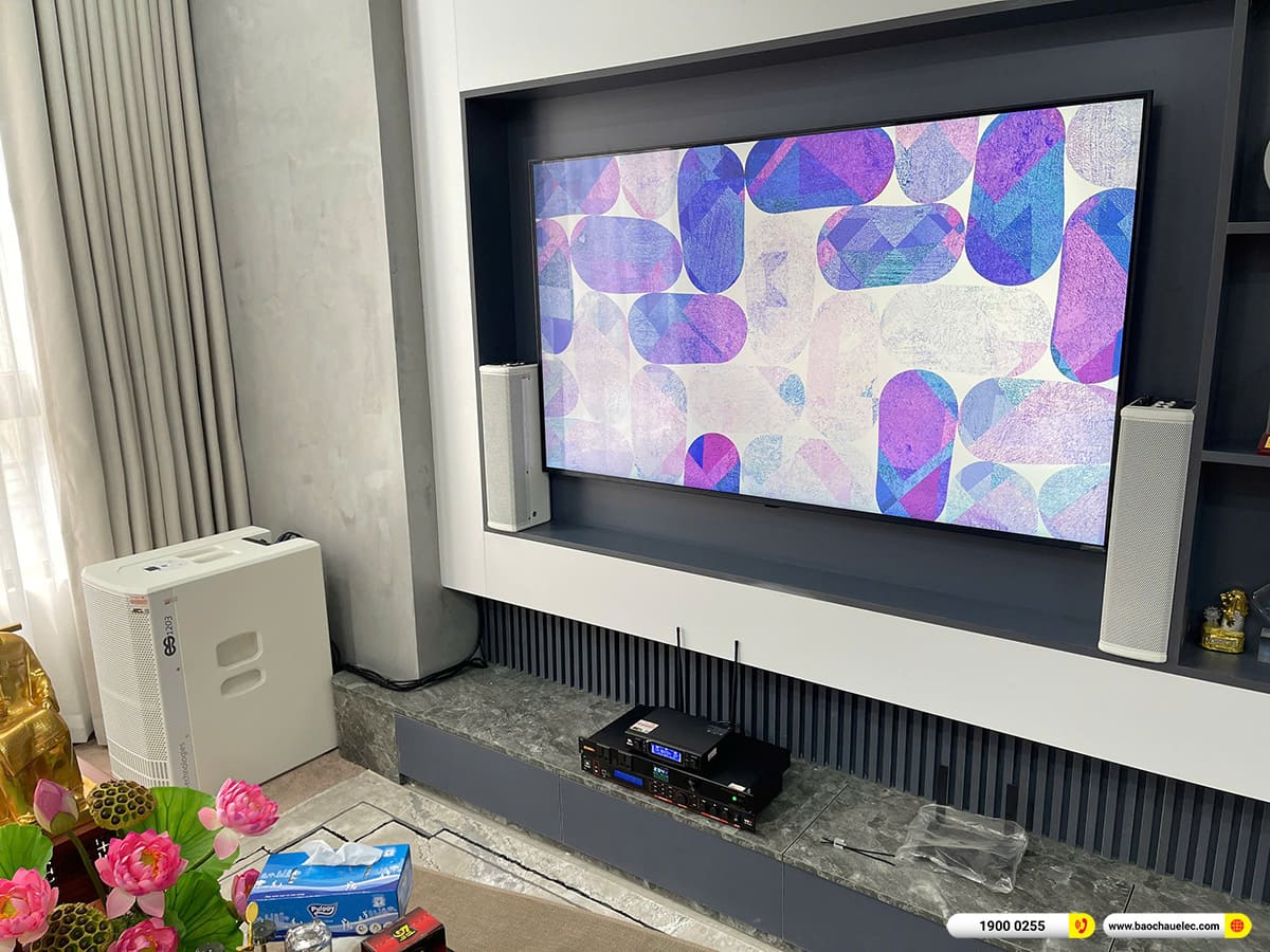 Lắp đặt d&agrave;n karaoke di động dBTechnologies hơn 90tr cho anh Thuận tại H&agrave; Nội