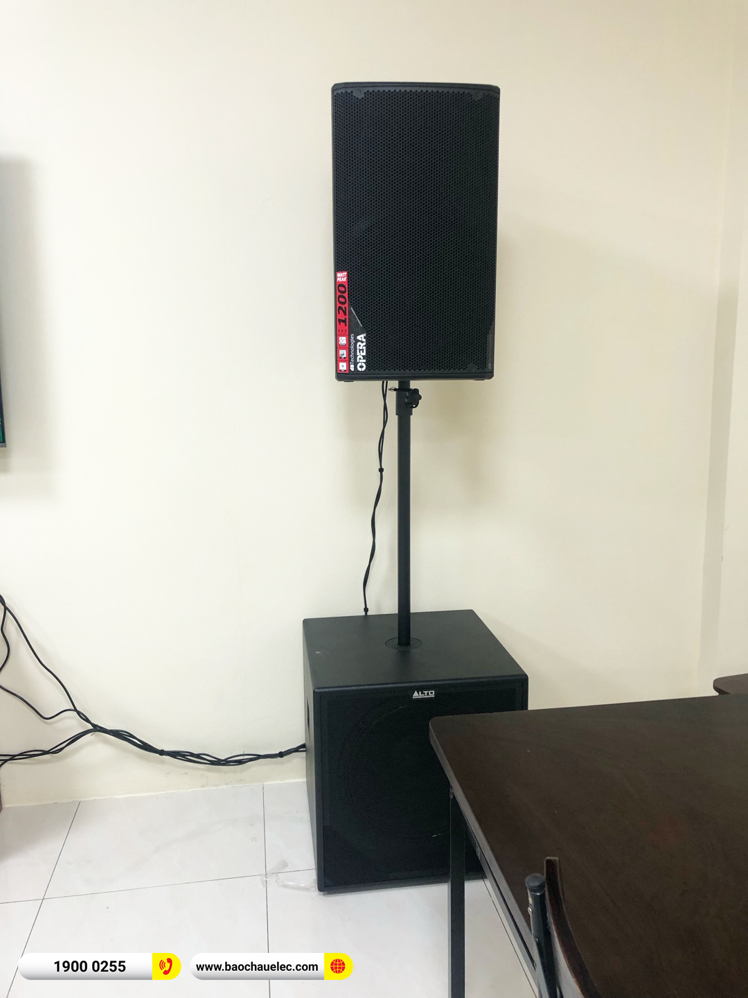 Lắp đặt d&agrave;n karaoke dBTechnologies hơn 79tr cho VP Đăng k&yacute; đất đai tại Hưng Y&ecirc;n 