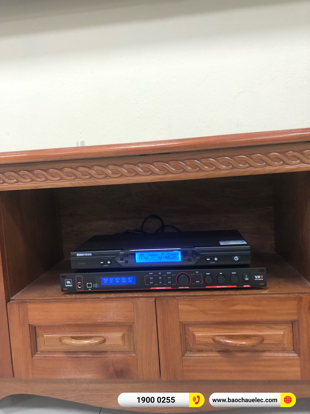 Lắp đặt d&agrave;n karaoke dBTechnologies hơn 79tr cho VP Đăng k&yacute; đất đai tại Hưng Y&ecirc;n 