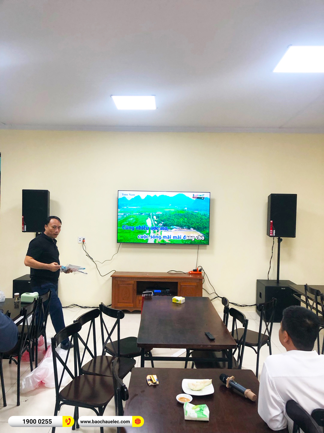 Lắp đặt d&agrave;n karaoke dBTechnologies hơn 79tr cho VP Đăng k&yacute; đất đai tại Hưng Y&ecirc;n 