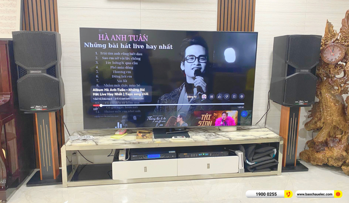 Lắp đặt d&agrave;n karaoke dB Technologies cho chị Thắm tại TP HCM