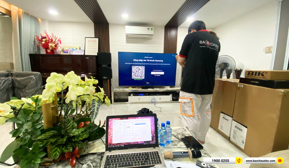 Lắp đặt d&agrave;n karaoke dB Technologies cho chị Thắm tại TP HCM