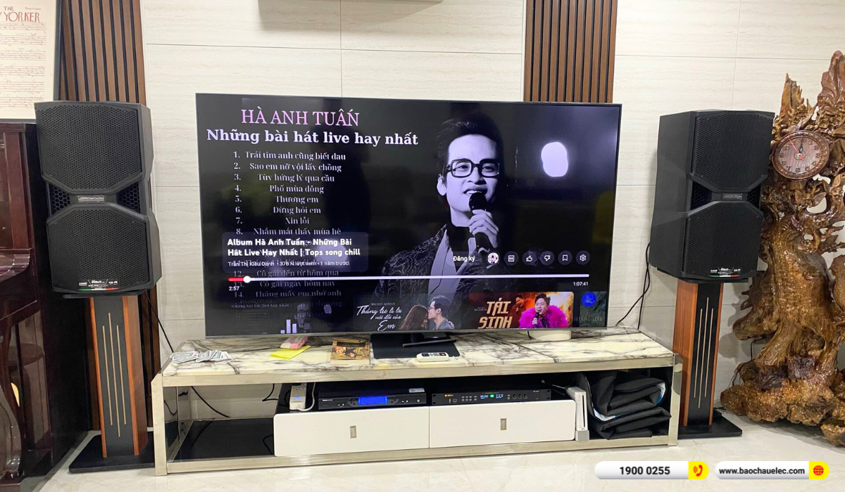 Lắp đặt d&agrave;n karaoke dB Technologies cho chị Thắm tại TP HCM