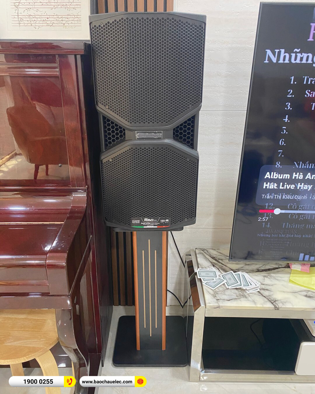 Lắp đặt d&agrave;n karaoke dB Technologies cho chị Thắm tại TP HCM