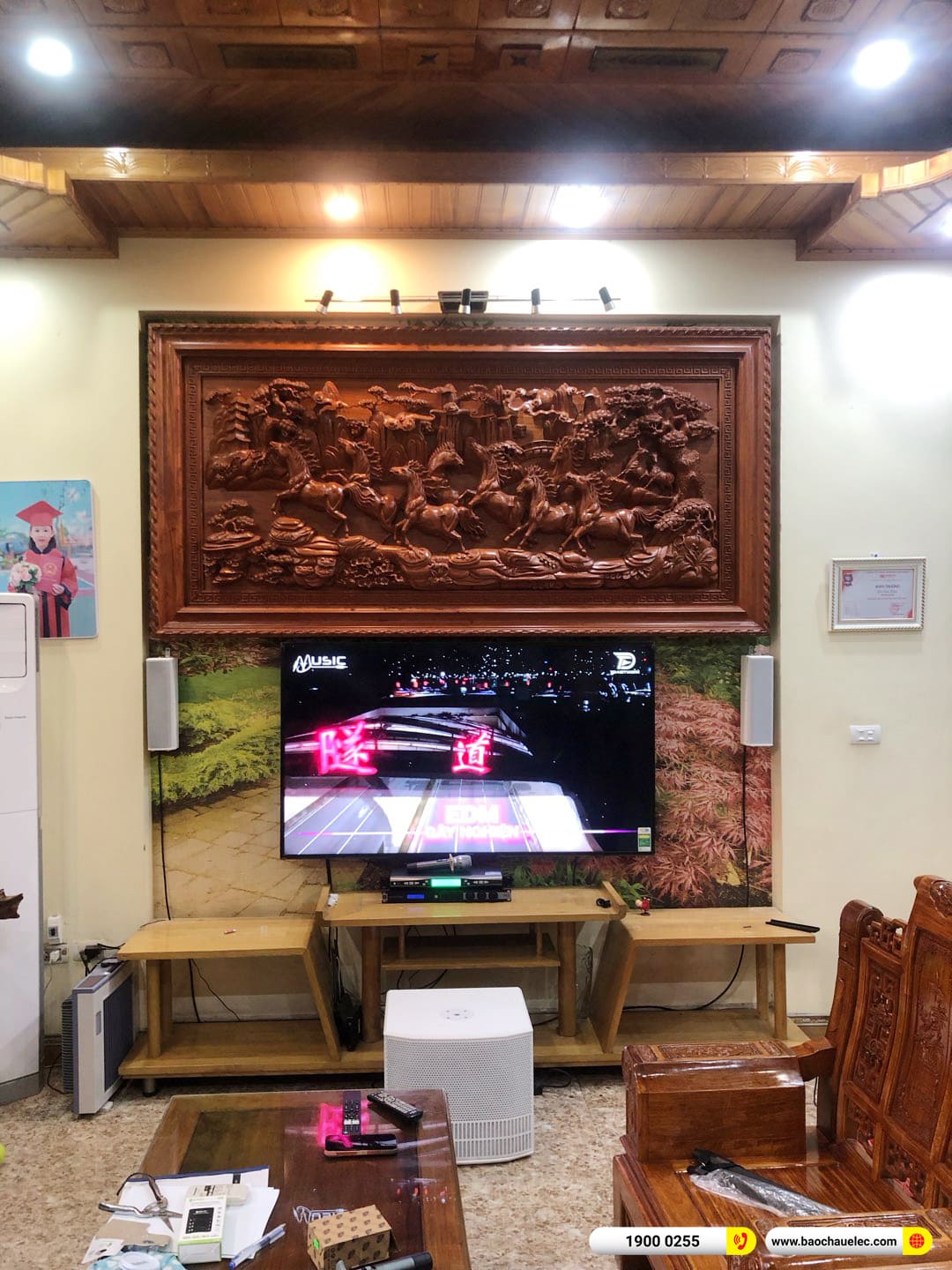 Lắp đặt d&agrave;n karaoke dBTechnologies hơn 40tr cho anh Th&aacute;i tại H&agrave; Nội 