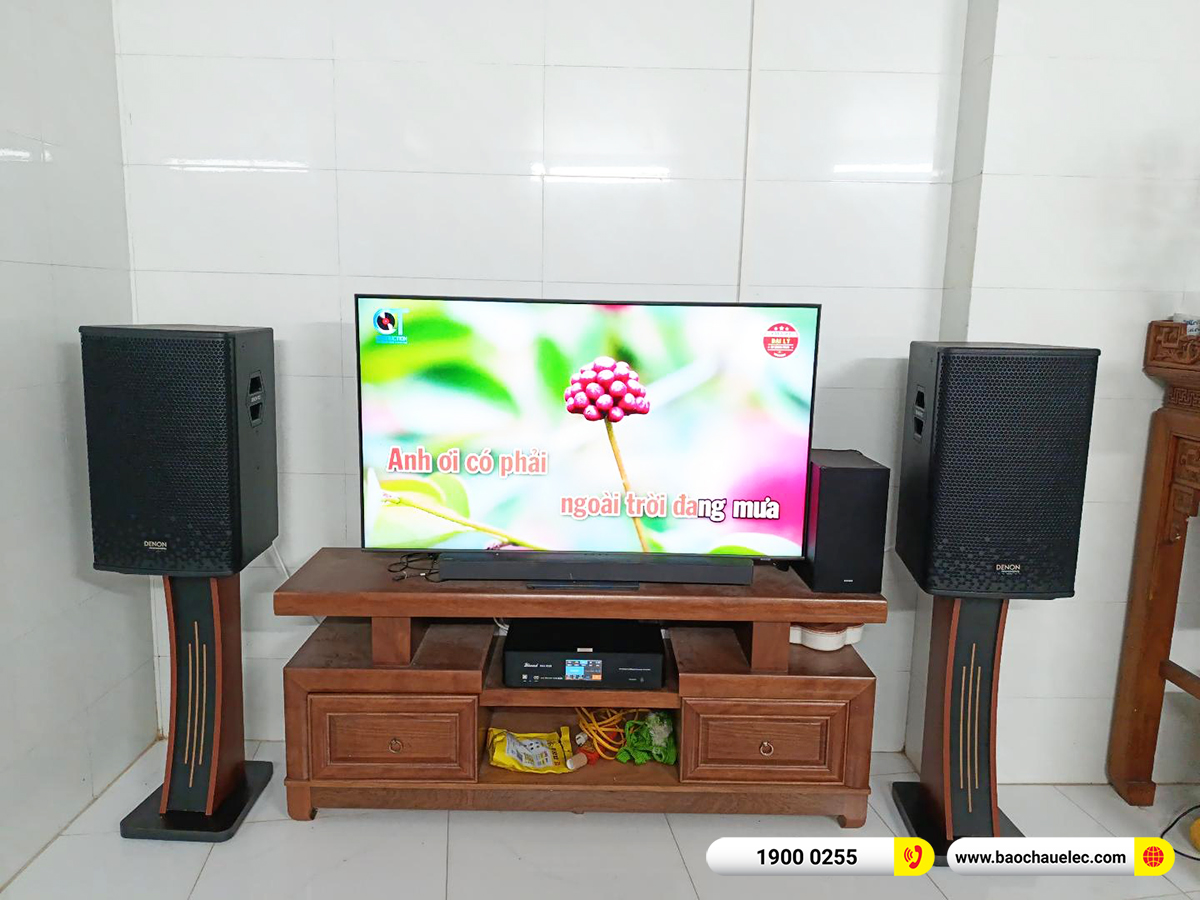 Lắp đặt d&agrave;n karaoke Denon hơn 26tr cho anh Bạo tại H&agrave; Nội 