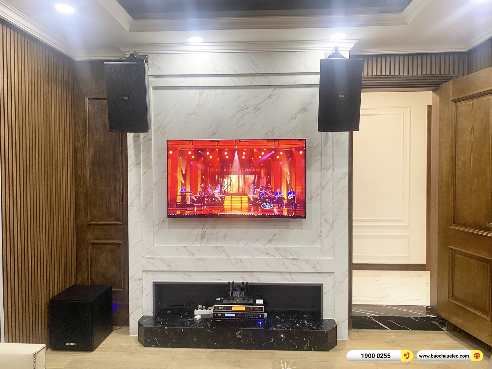 Lắp đặt d&agrave;n karaoke Denon hơn 40tr cho anh B&igrave;nh tại TPHCM