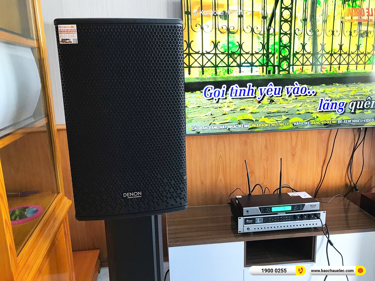 Lắp đặt dàn karaoke Denon hơn 37tr cho anh Đoàn tại Cần Thơ
