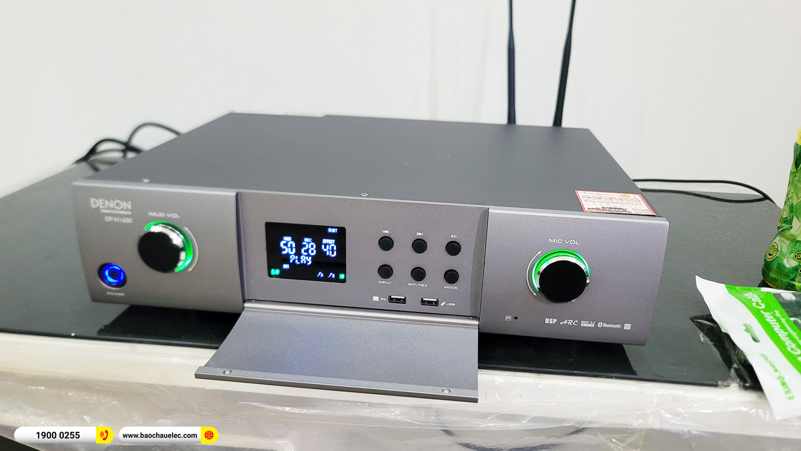 Lắp đặt d&agrave;n karaoke Denon hơn 32tr cho anh Đồng tại H&agrave; Nội 