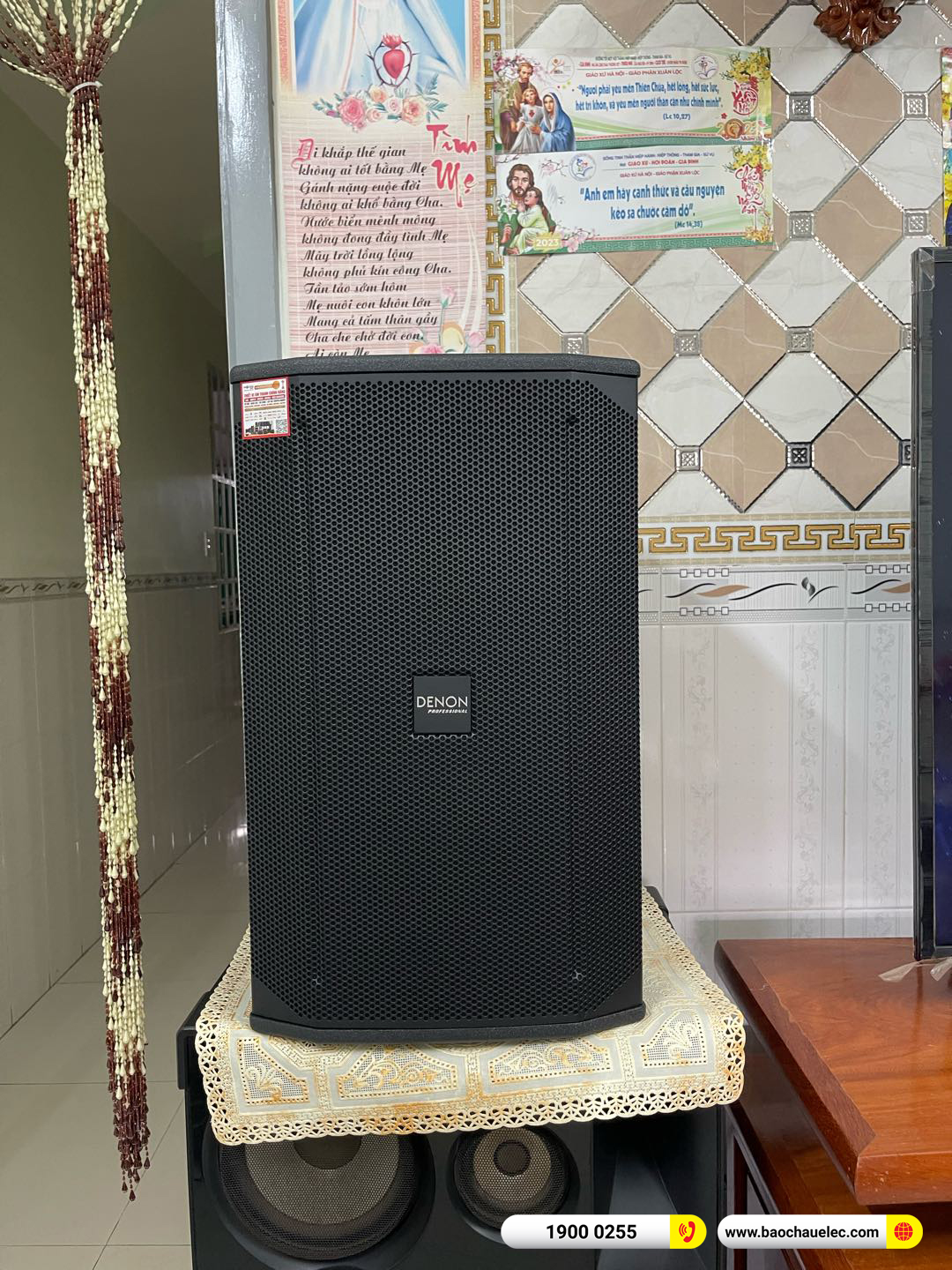 Lắp đặt d&agrave;n karaoke Denon hơn 73tr cho anh Duy tại Đồng Nai 