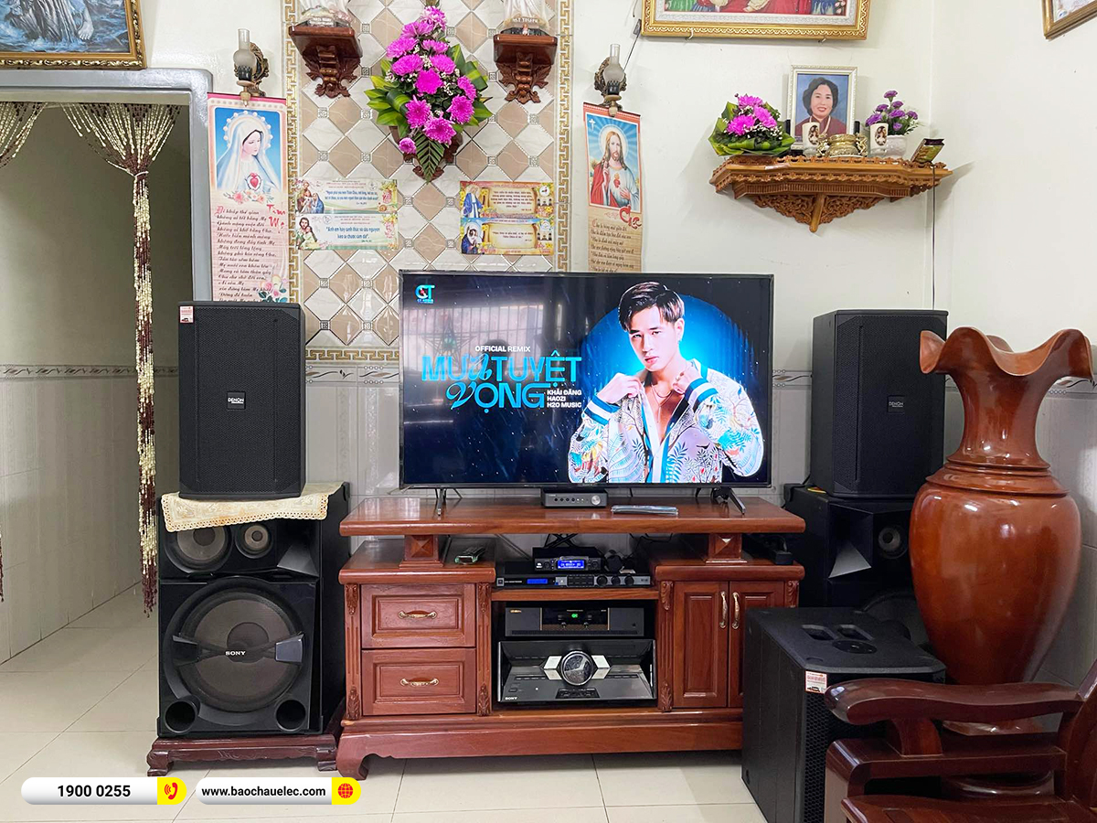 Lắp đặt d&agrave;n karaoke Denon hơn 73tr cho anh Duy tại Đồng Nai 