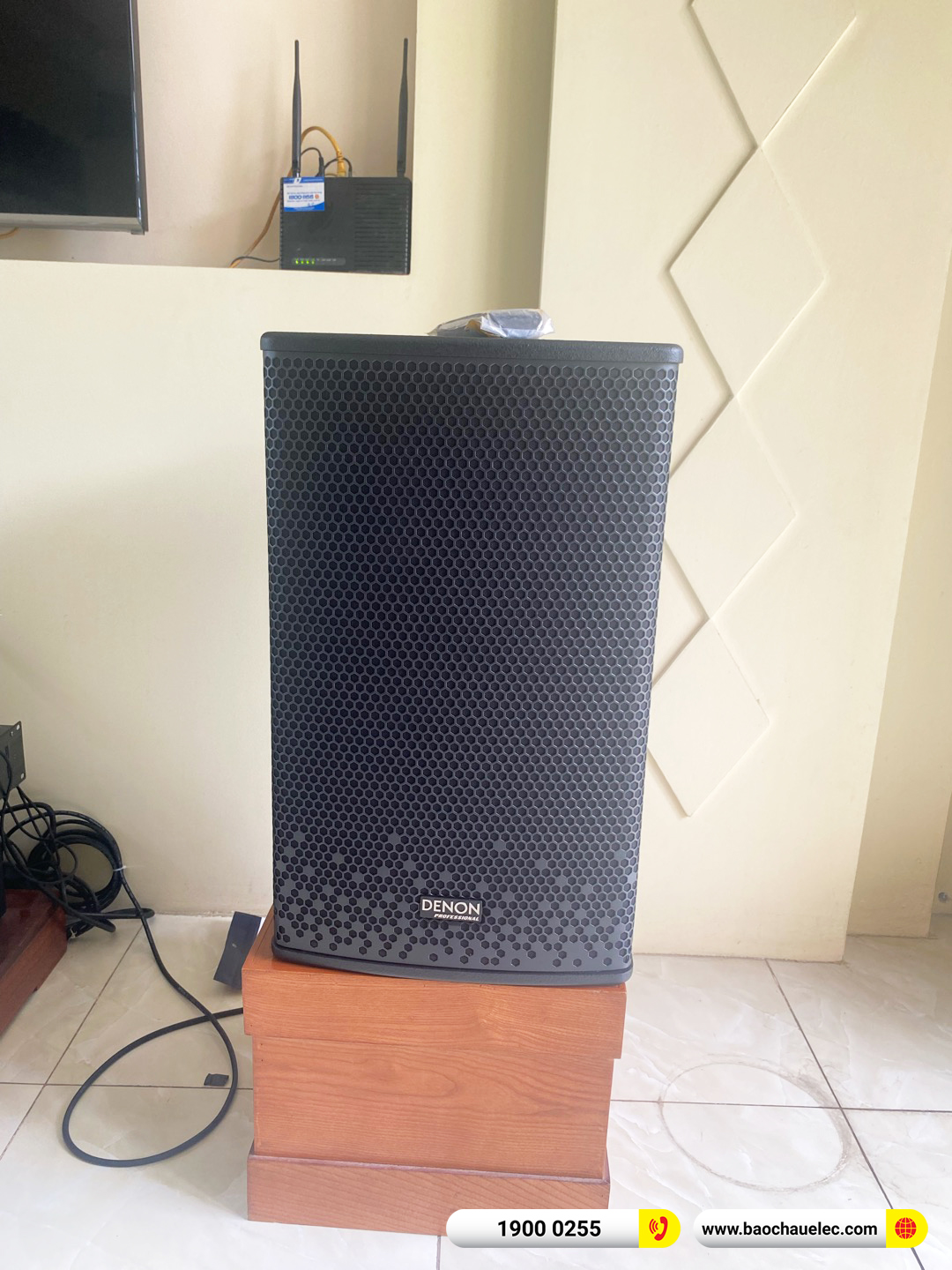 Lắp đặt d&agrave;n karaoke Denon hơn 23tr cho anh Gi&aacute;p tại Vĩnh Ph&uacute;c
