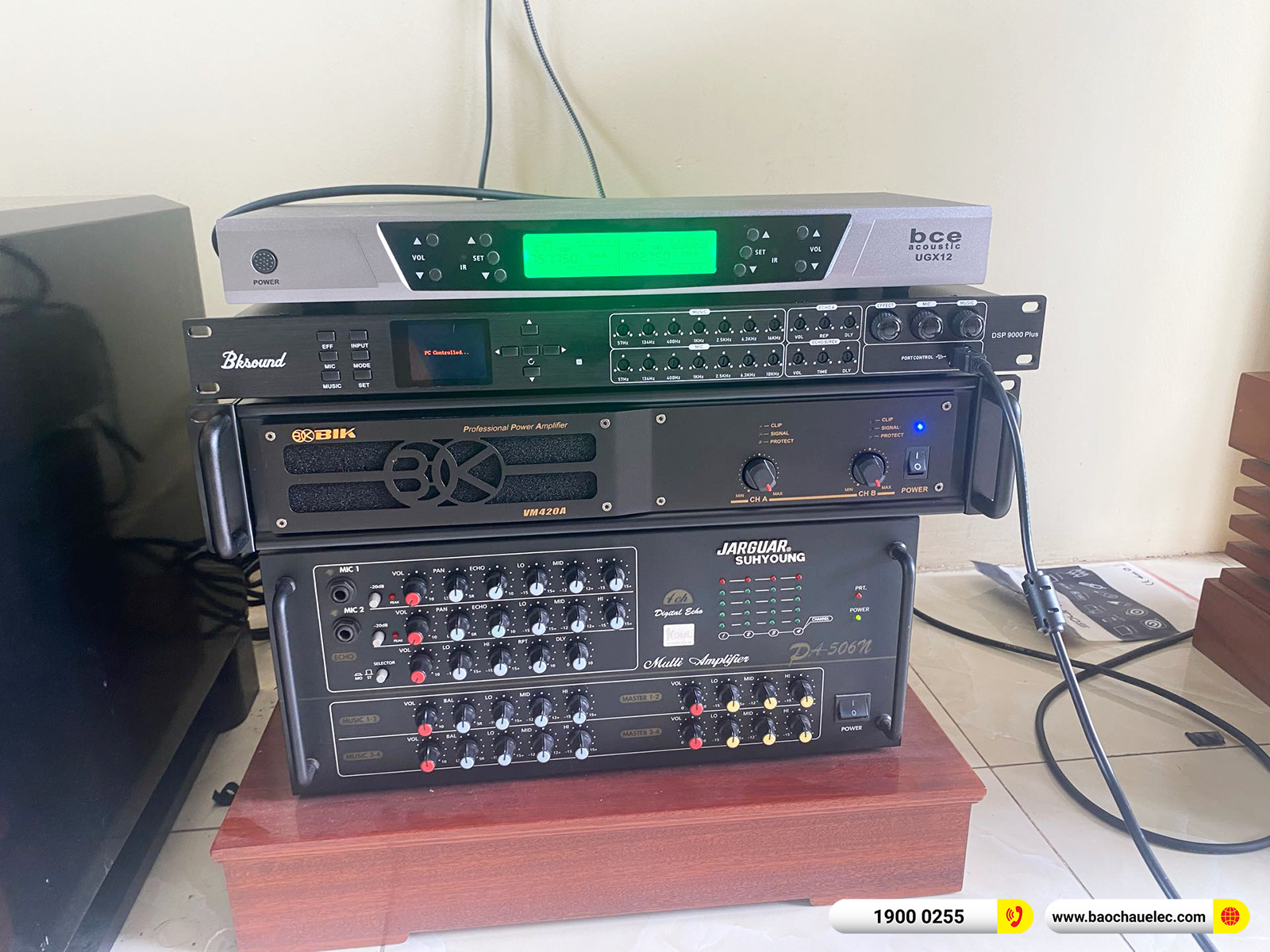 Lắp đặt d&agrave;n karaoke Denon hơn 23tr cho anh Gi&aacute;p tại Vĩnh Ph&uacute;c