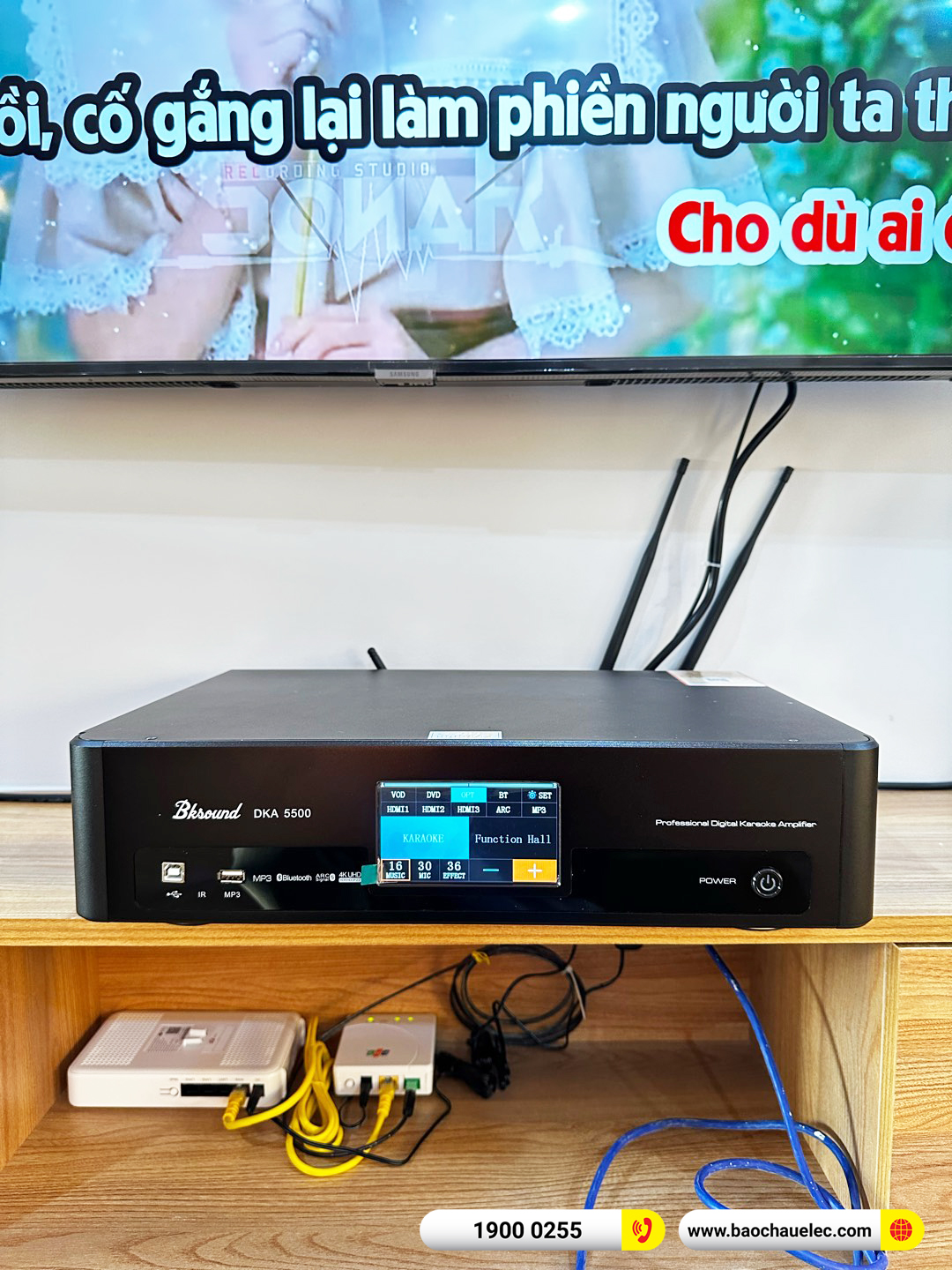 Lắp đặt d&agrave;n karaoke Denon gần 15tr cho anh Hải tại H&agrave; Nội 