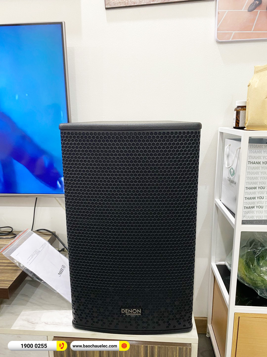 Lắp đặt d&agrave;n karaoke Denon hơn 32tr cho anh Hiển tại H&agrave; Nội