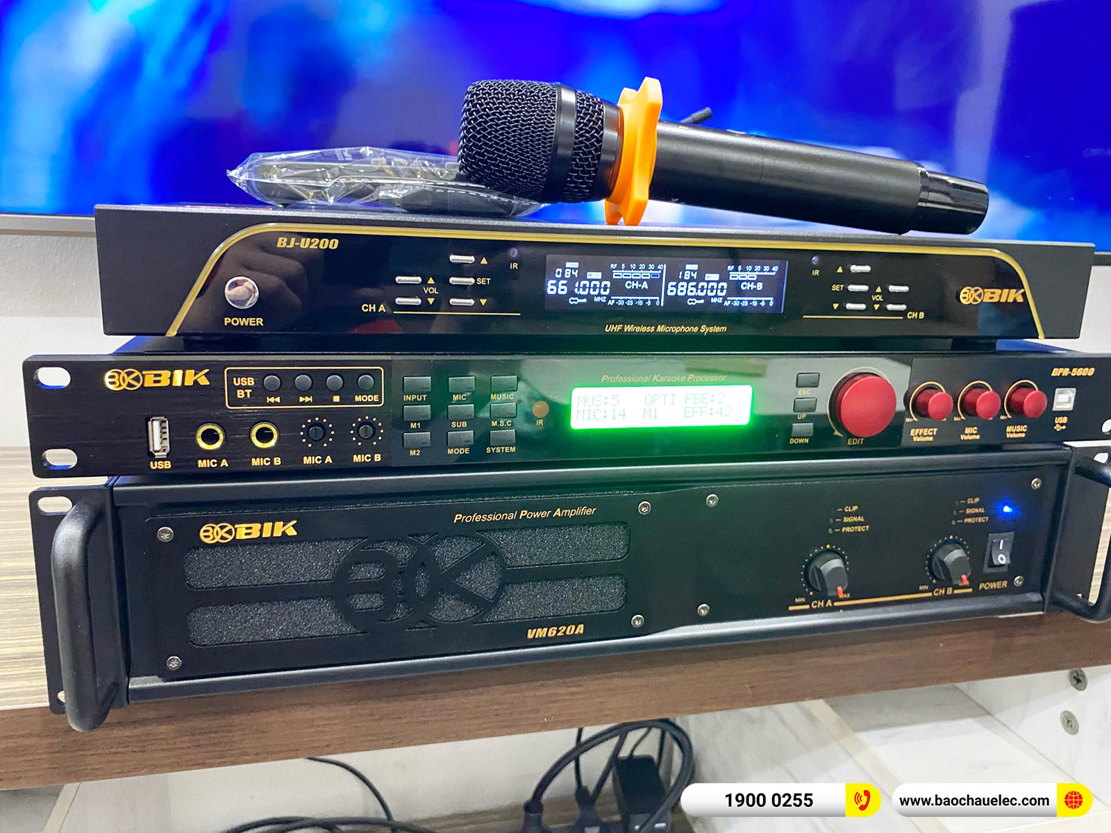 Lắp đặt d&agrave;n karaoke Denon hơn 32tr cho anh Hiển tại H&agrave; Nội