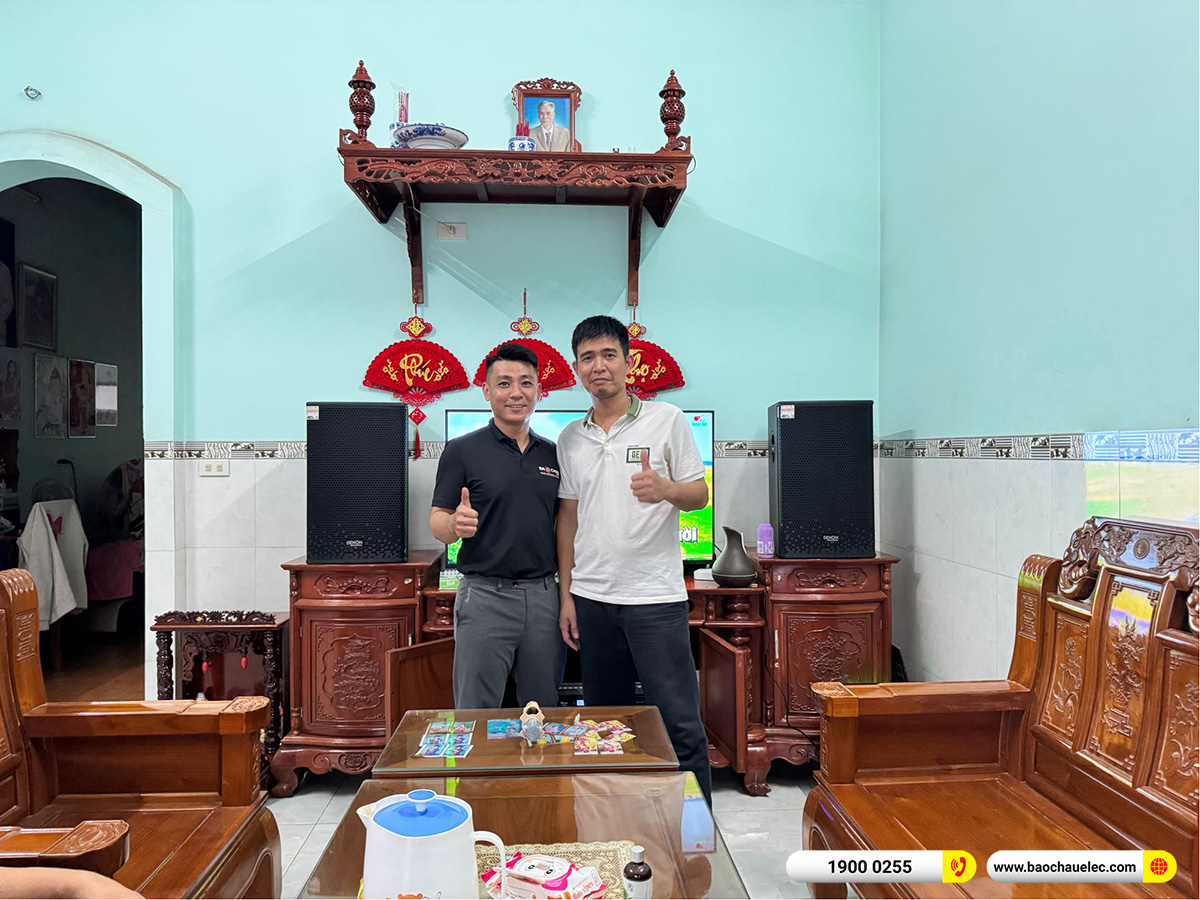 Lắp đặt d&agrave;n karaoke Denon hơn 36tr cho anh H&ugrave;ng tại Đồng Nai