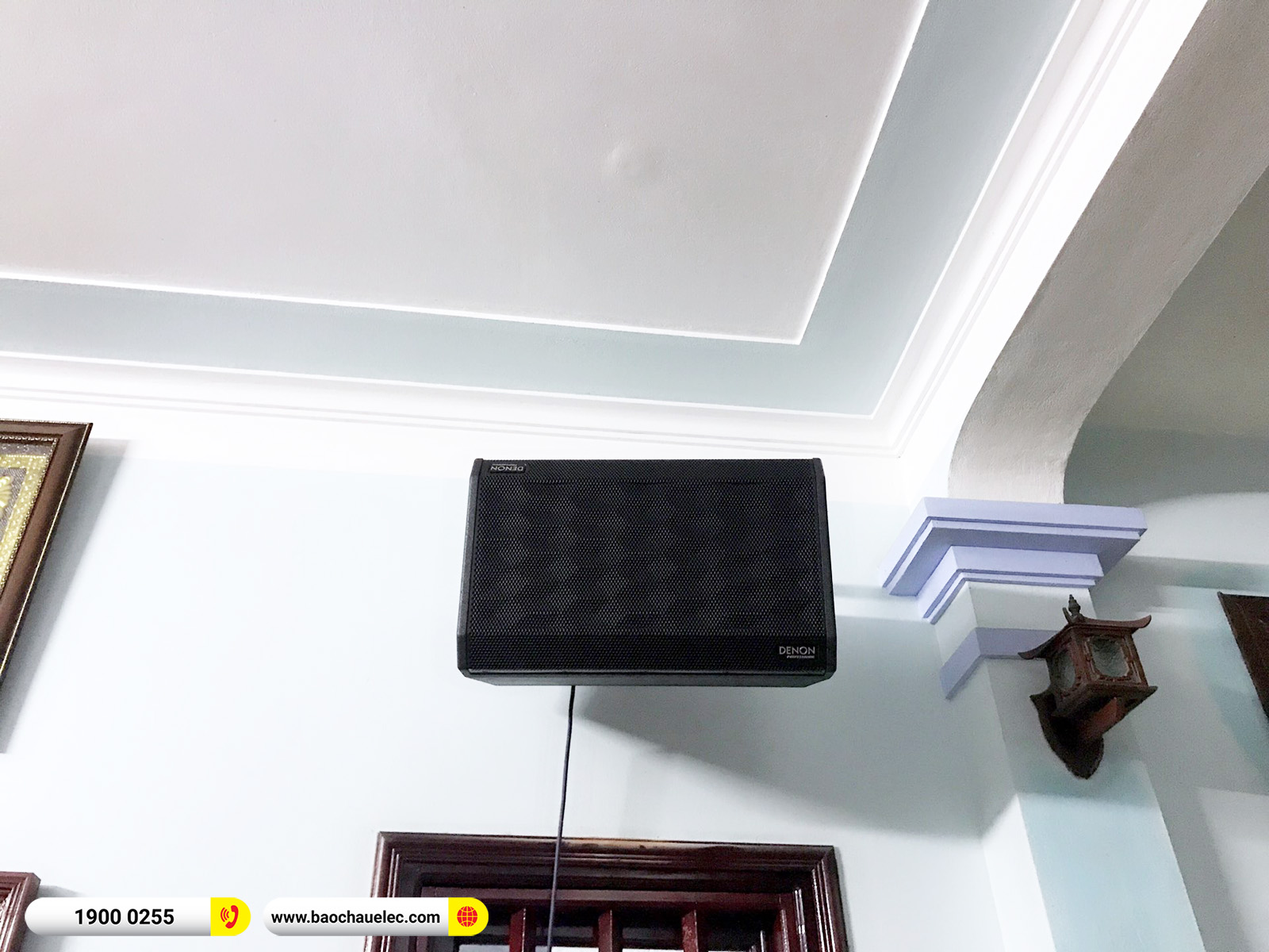 Lắp đặt d&agrave;n karaoke Denon hơn 32tr cho anh Hướng tại Nam Định 
