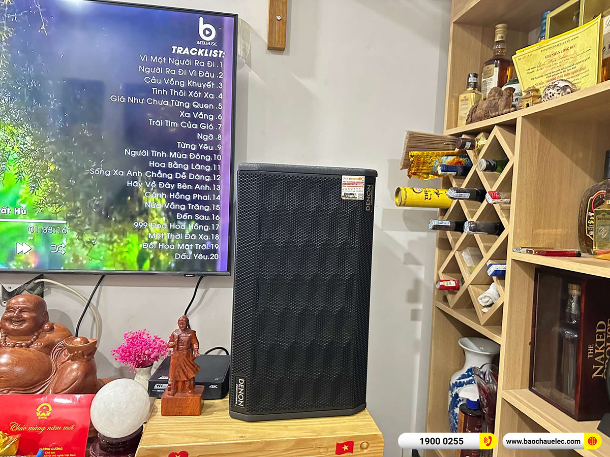 Lắp đặt d&agrave;n karaoke Denon hơn 24tr cho anh Lan tại H&agrave; Nội 