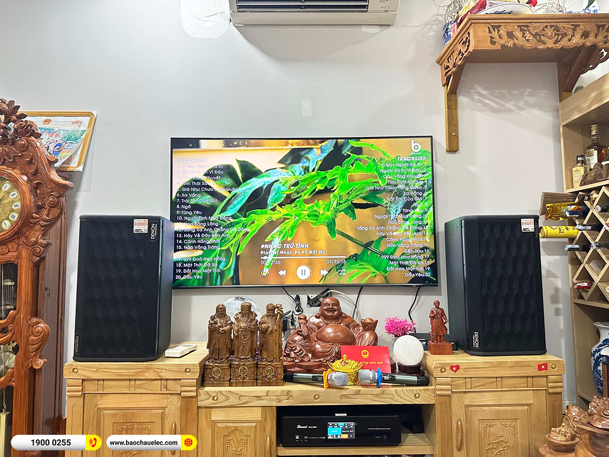 Lắp đặt d&agrave;n karaoke Denon hơn 24tr cho anh Lan tại H&agrave; Nội 