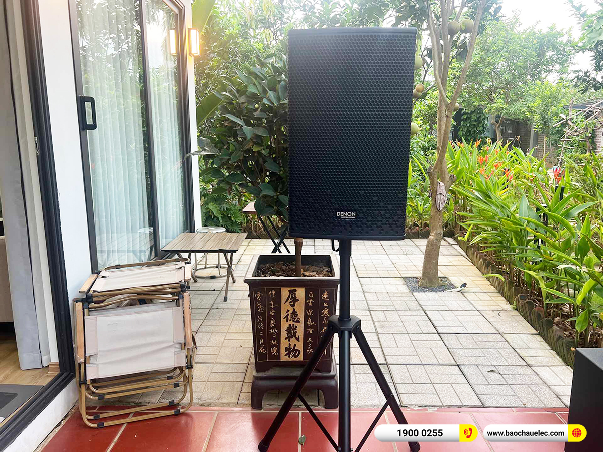 Lắp đặt dàn karaoke Denon hơn 48 triệu cho anh Mạnh tại Hà Nội