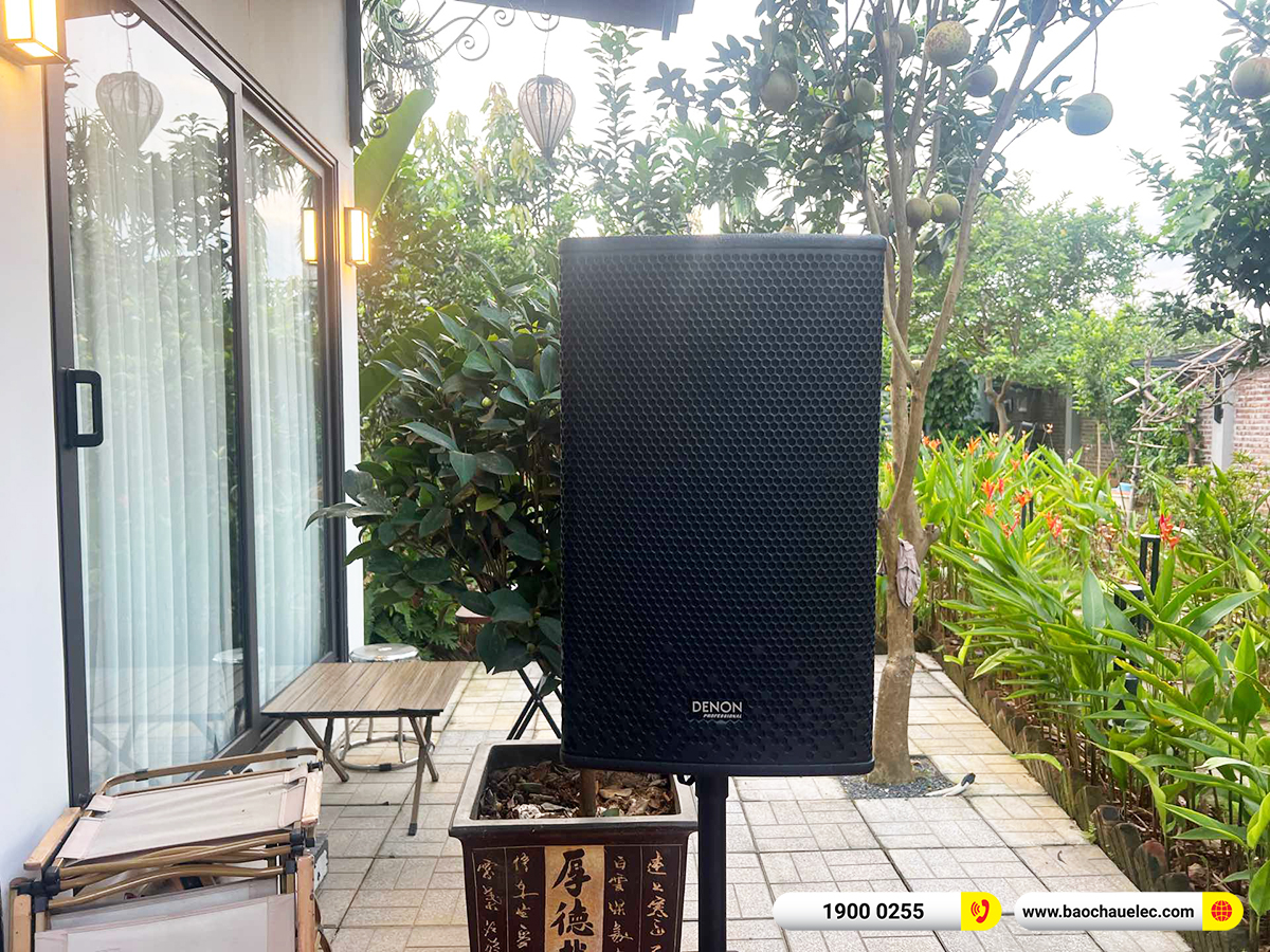 Lắp đặt dàn karaoke Denon hơn 48 triệu cho anh Mạnh tại Hà Nội