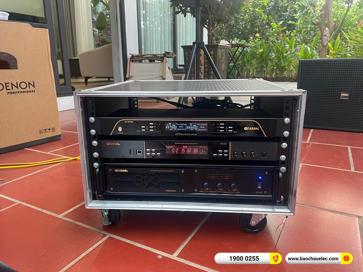 Lắp đặt dàn karaoke Denon hơn 48 triệu cho anh Mạnh tại Hà Nội