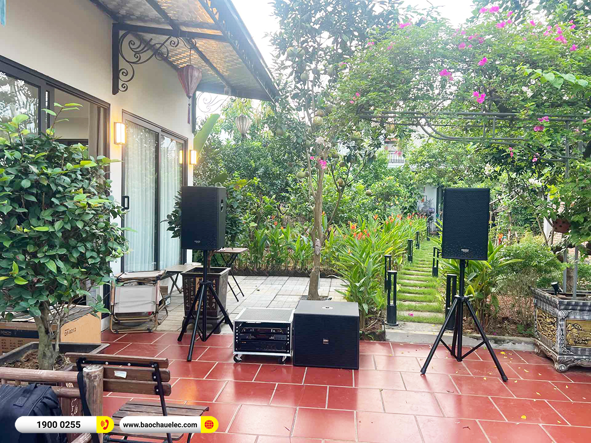 Lắp đặt dàn karaoke Denon hơn 48 triệu cho anh Mạnh tại Hà Nội