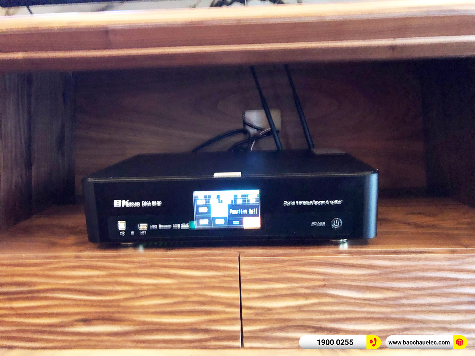 Lắp đặt d&agrave;n karaoke Denon gần 29tr cho anh Minh tại H&agrave; Nội (Denon DP-R310, BKSound DKA 6500, SW512C) 