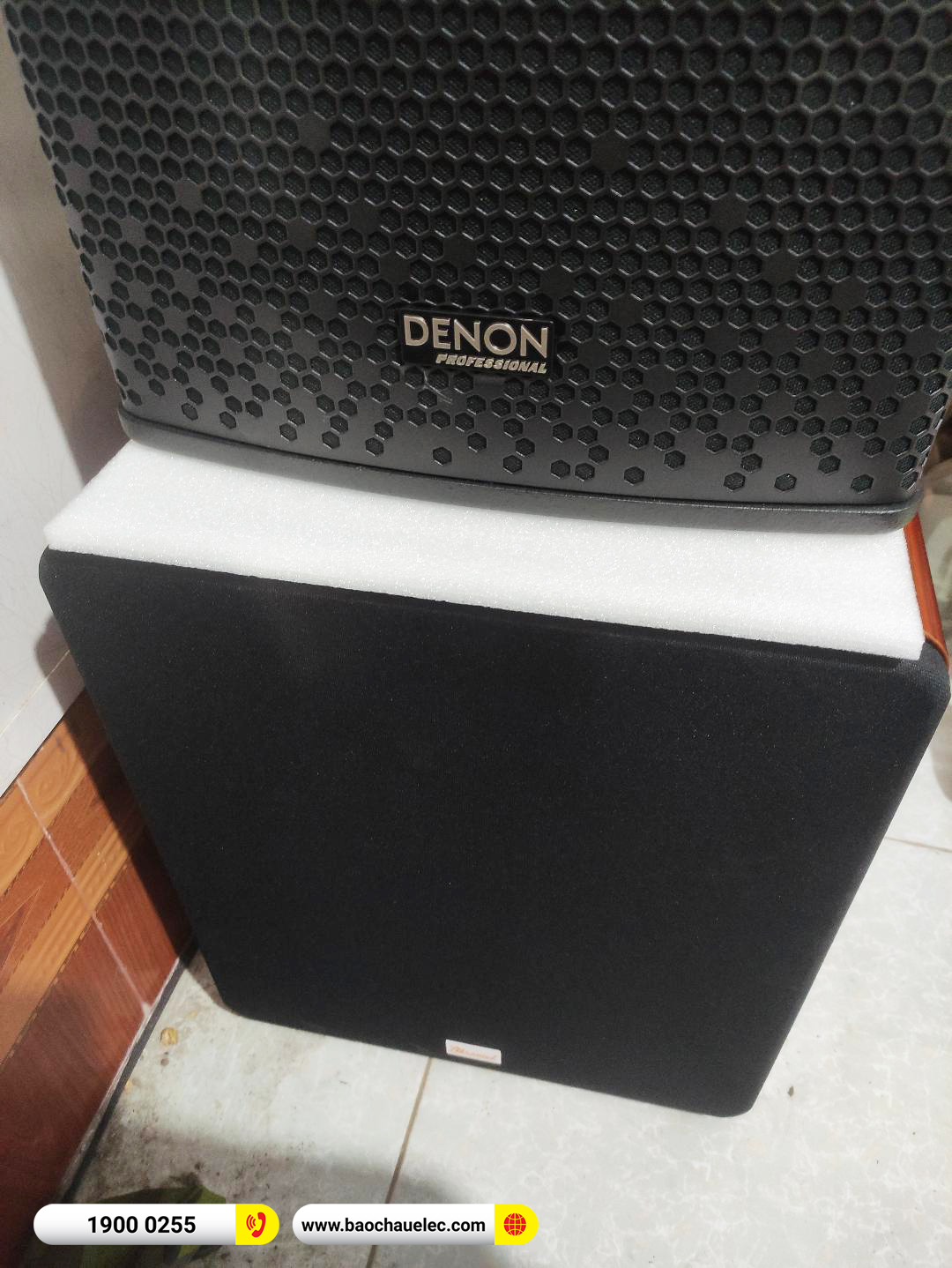 Lắp đặt d&agrave;n karaoke Denon hơn 35tr cho anh Ngự tại Nam Định