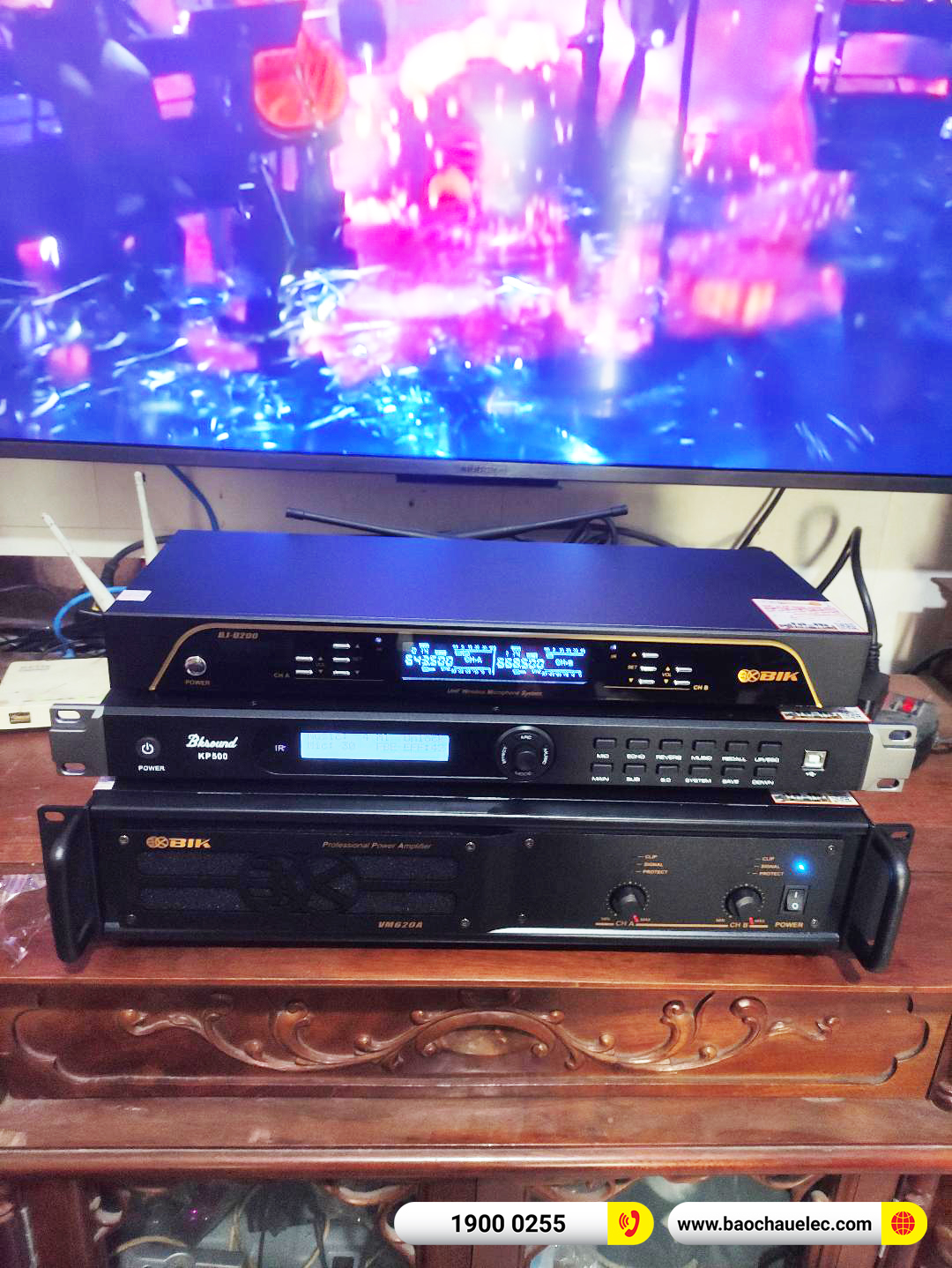 Lắp đặt d&agrave;n karaoke Denon hơn 35tr cho anh Ngự tại Nam Định